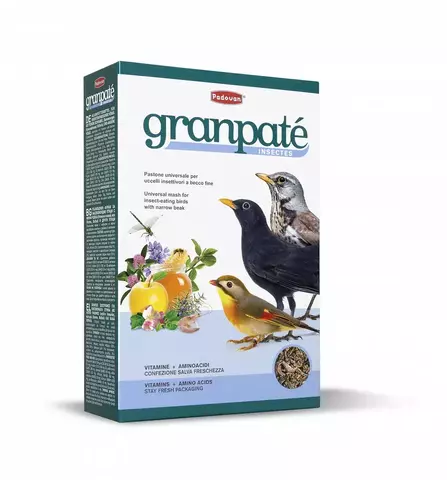 Корм для насекомоядных птиц комплексный PADOVAN GRANPATEE Insectes (1 кг)