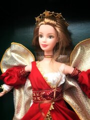 Кукла Барби коллекционная Barbie Holiday Angel Barbie 2000