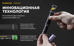 Фонарь светодиодный Armytek Prime C2 Pro Magnet USB