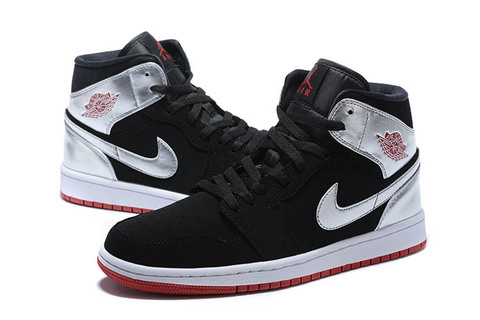 black silver and white retro 1