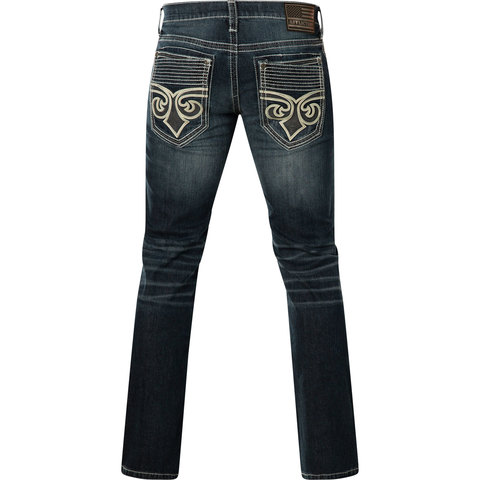 Affliction | Джинсы мужские Ace Fleur Fabl 110SS228 сзади