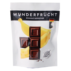 WunderFrucht Конфеты Банан в темном шоколаде 54%, 75 г