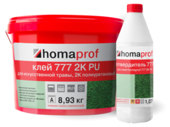 Двухкомпонентный полиуретановый клей для искусственной травы Homaprof 777 2K PU 10 кг