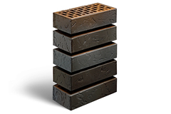 Кирпич керамический Флеш Графит Сланец