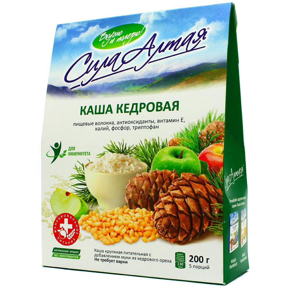 Специалист Каша кедровая сила алтая – купить в интернет-магазине, цена ...