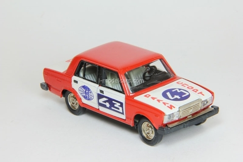 VAZ-2107 Lada Rally #43 red-white Agat Mossar Tantal 1:43