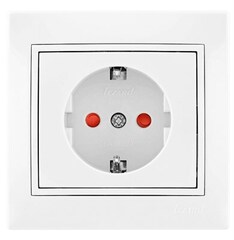 MIRA 701 0202 124 Розетка с защ.от детей бел с/у