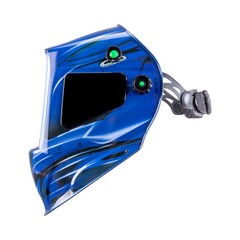 Маска сварщика КОРУНД МЕГА (ф-р MEGA LED 2) синяя