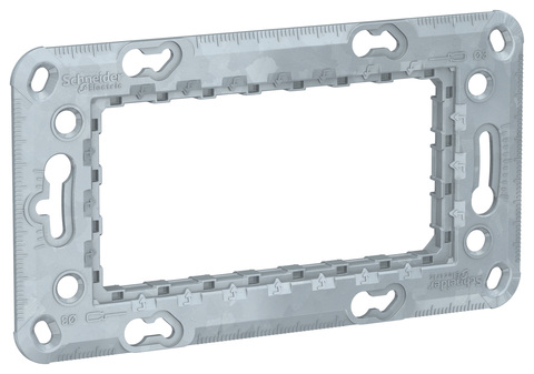 Суппорт Zamak 4 модуля.. Schneider Electric. Unica Modular. NU7104