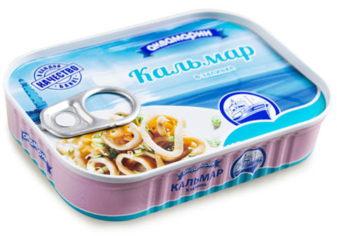 Кальмар командорский в заливке, 105г