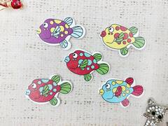 Кабошоны, декоративные пришивные элементы, р. 4,2х3 см