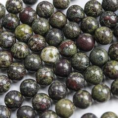 Эпидот (яшма "Кровь дракона") натуральный, шар 10,5мм