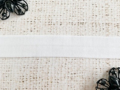 Резинка бельевая (окантовочная) матовая, ш. 2 см, белый