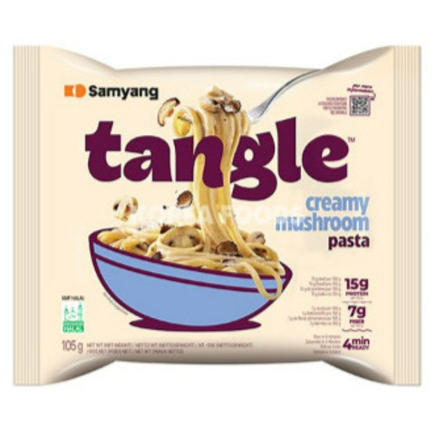 Лапша Самянг TANGLE Паста с сливочным соусом и грибами 105 г