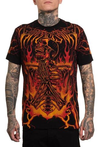 Affliction | Футболка мужская Infernal Nightmare Tee A27315 перед