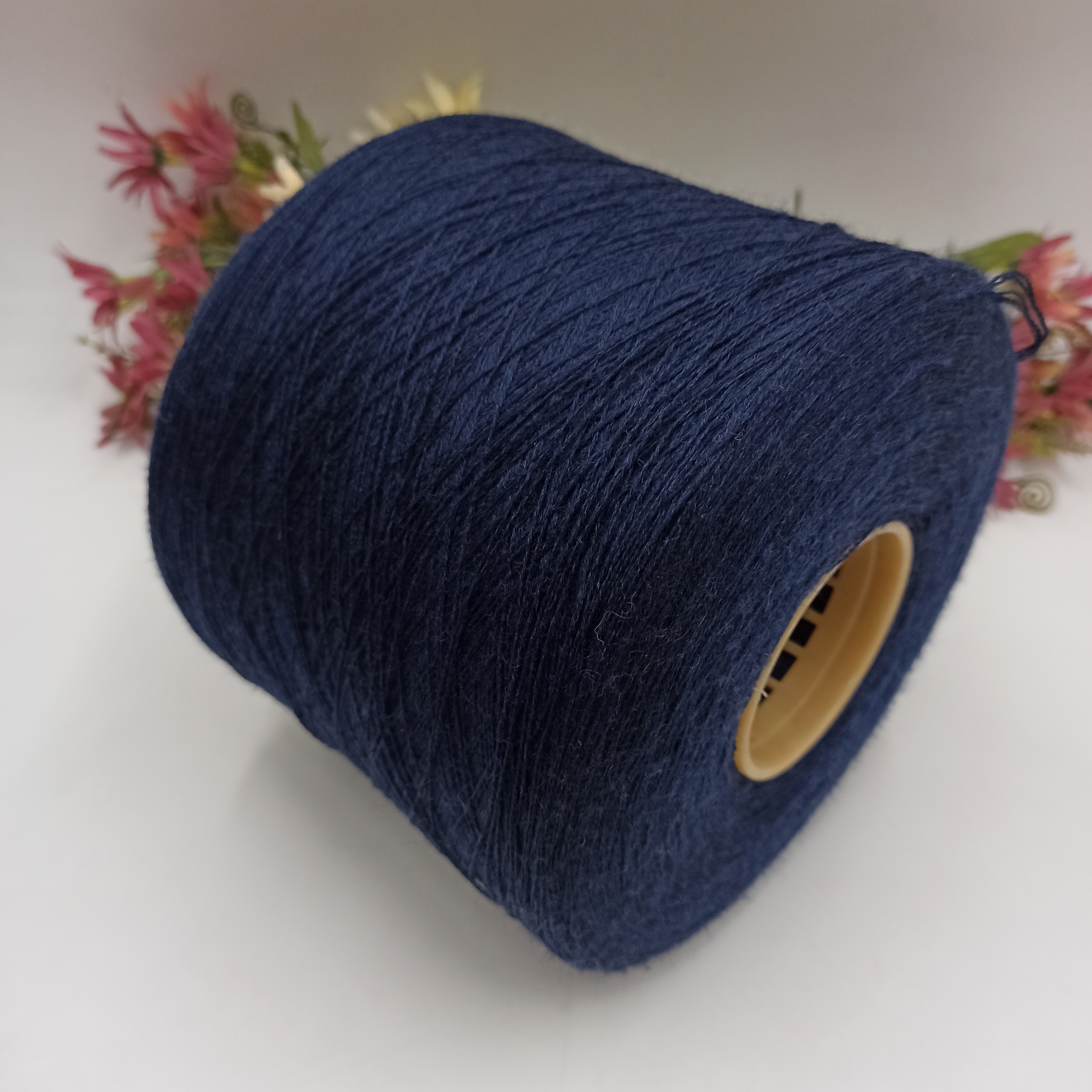 100% гребенной меринос Wagner-2/30 темно-синий