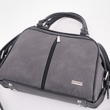 Сумка Саломея 257 македония серый + черный