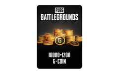 Игровая валюта PUBG: Battlegrounds - 10000 + 1200 G-Coin [Цифровая версия] (для ПК, цифровой код доступа)