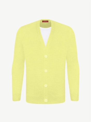 Кардиган с пуговицами из экохлопка