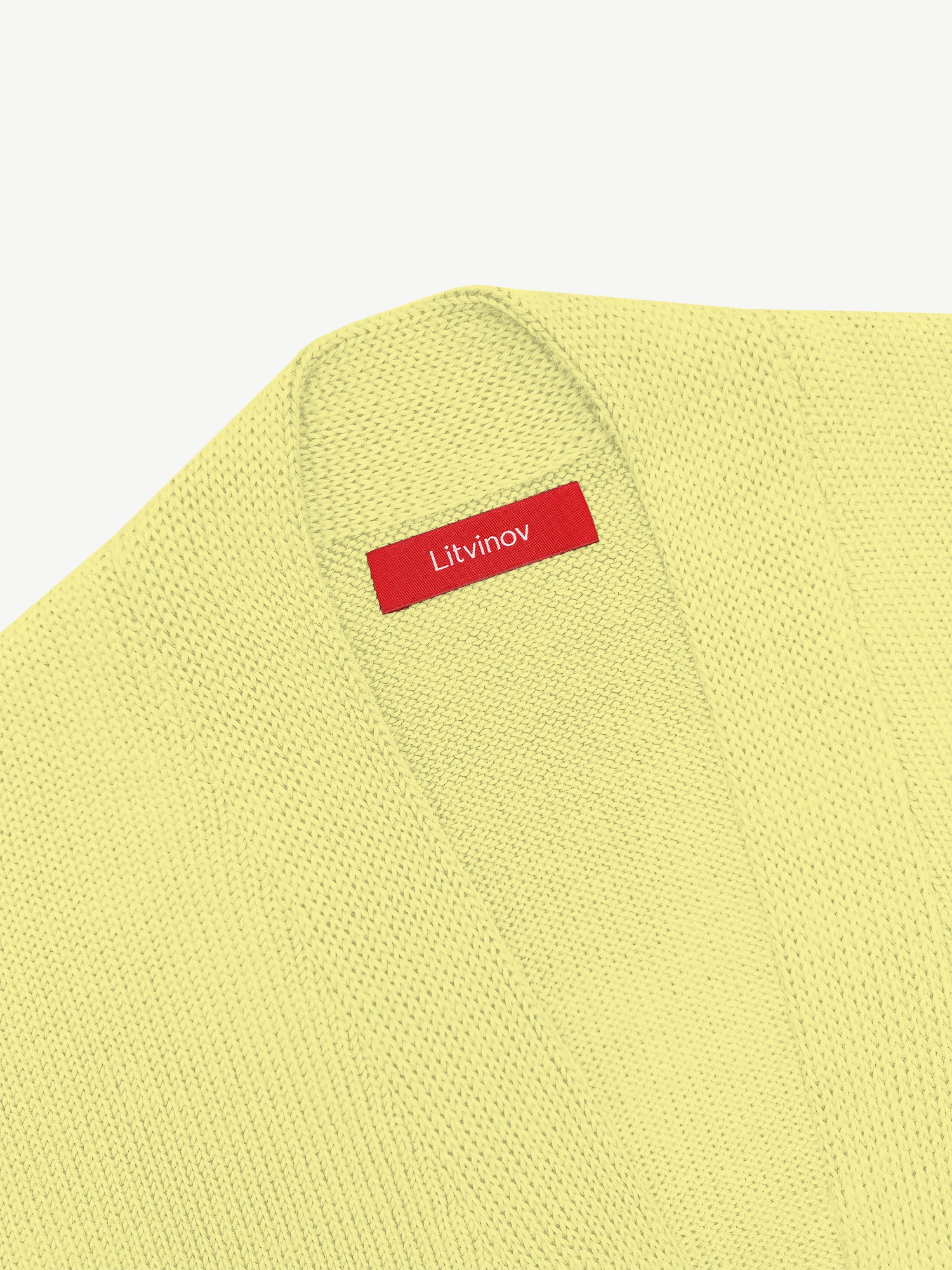 Кардиган с планкой из мягкой шерсти