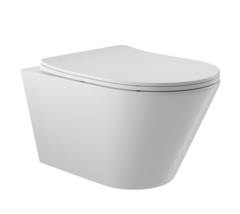 Aqueduto CONT2110, Унитаз подвесной (смыв Tornado), белый глянцевый фото