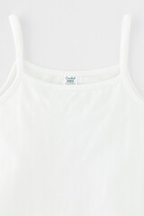 майка  для девочки  К 1187-2уп/голубой опал,сахар