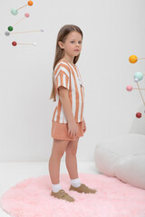 шорты  для девочки  КР 400692/пробковое дерево к484