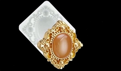 Силиконовый молд Брошь под камею