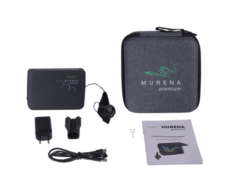 Подводная видеокамера MURENA Premium 5", 20м (видеозапись, компас, белая и ИК подсветка)