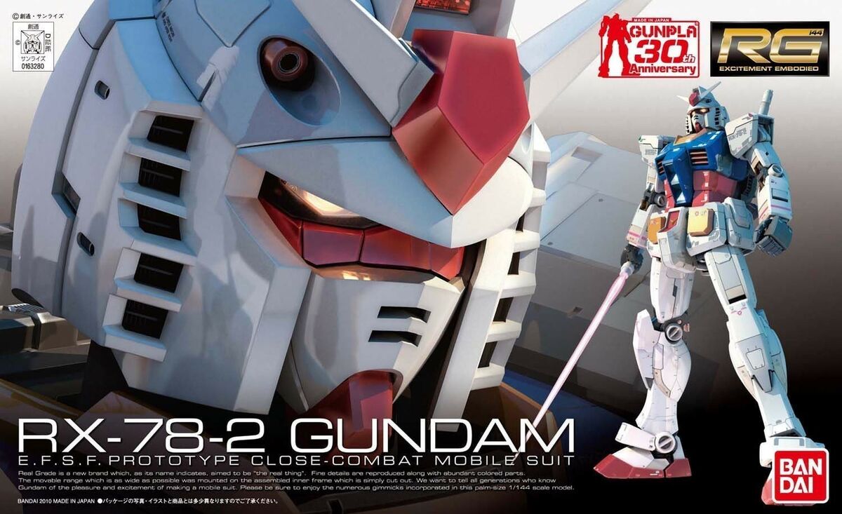 Mobile Suit Gundam. RX-78-2 Gundam 1/144 (RG) (сборная модель