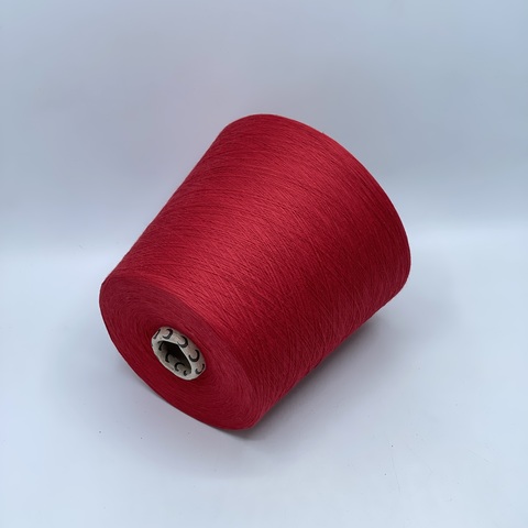 Бобинная пряжа,Cotton , 2540м. 100%Хлопок, Красный(869), 39124