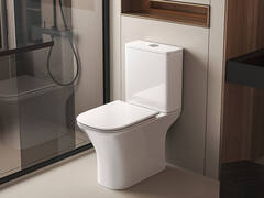 Унитаз напольный, безободковый Aquatek Оптима Т Квадро Торнадо 650x340x790