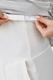 Костюм для беременных и кормящих 18306 Серый меланж-тофу полоса-тофу