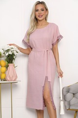 Платье Цветные кружева (пыльная роза) П13658-18М LT Collection