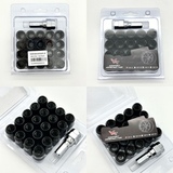 Комплект колесных гаек под внутр. шест. M12x1.5 20шт. + Ключ Черный