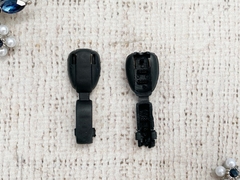 Наконечник "Крокодил", 1,7х1,1 см, чёрный