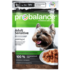 Влажный корм Pro Balance Sensitive для собак с чувствительным пищеварением, 85 г