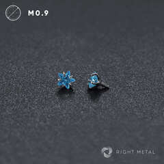 Cubic Zirconia Star Aqua