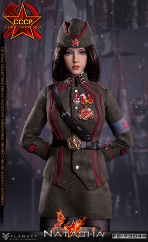 Фигурка Наташа Советский Офицер масштаб 1/6 Red Alert