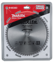 Пильный диск для дерева 260x30x2.6/1.8x60T Makita D-65383