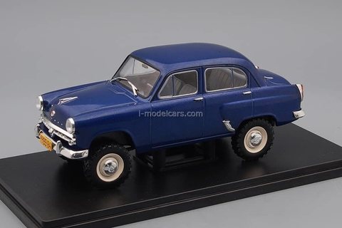 Moskvich-410N 4x4 dark blue 1:24 Legendary Soviet cars Hachette #47