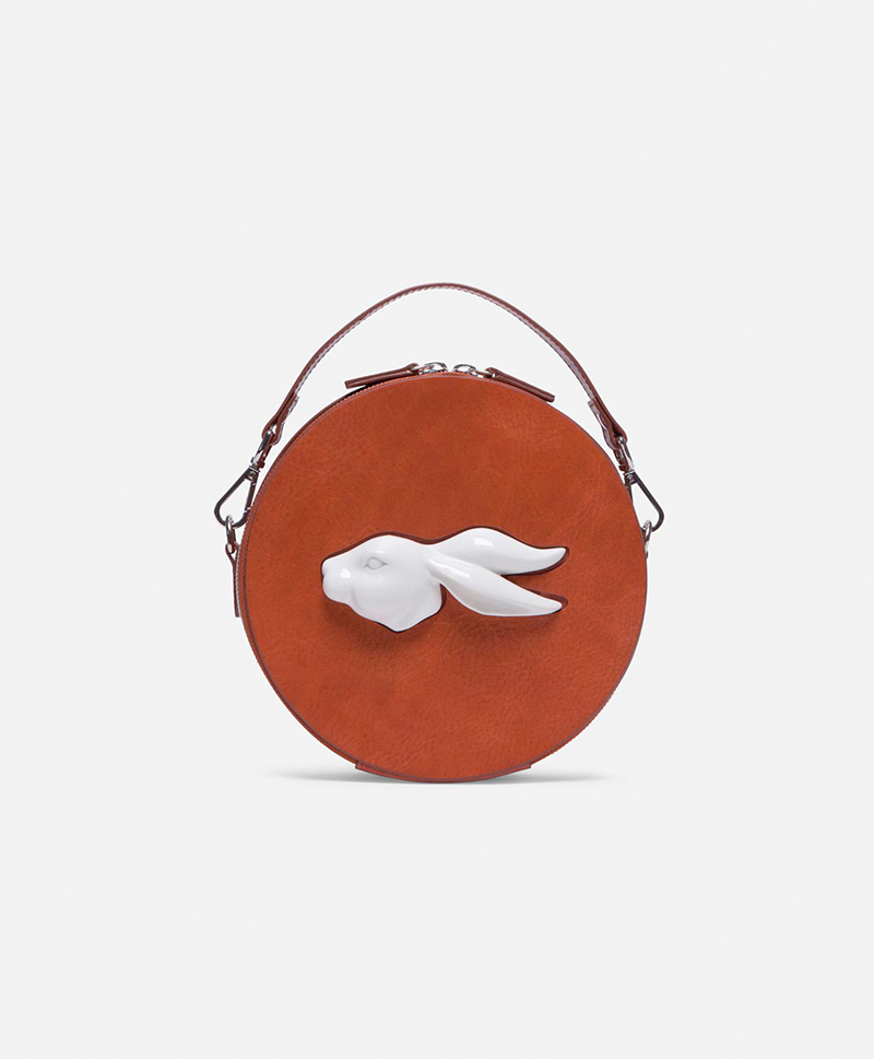 Сумка Round Rabbit Head Bag Vegetable Brandy