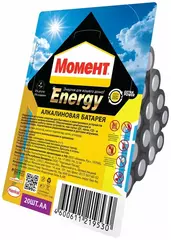 Батарейка Moment Enerrgy AABL 100г/20шт домик
