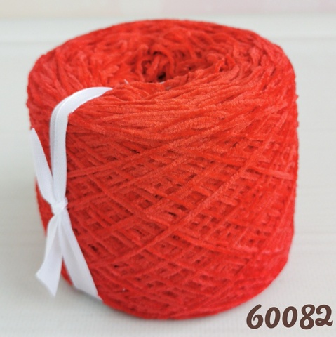 Велюр бобинный 600м/100гр (1,5мм) 60082, Красный