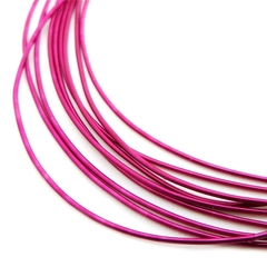 Канитель мягкая, гладкая KAN/MD, 0,5 мм глянец, темно-амарантовый