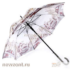 Зонт-трость женский Lamberti городские улицы, полуавтомат