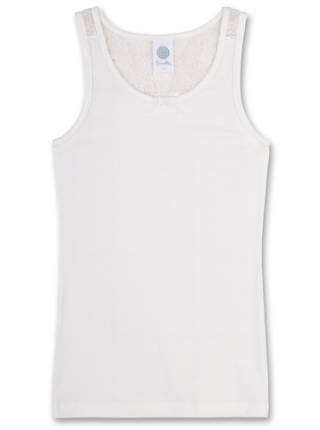 Майка с ажурной вставкой Sanetta