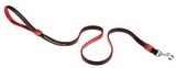 Поводок для собак Ferplast Lux G со стразами 12 мм./110 см. (черный, красный)