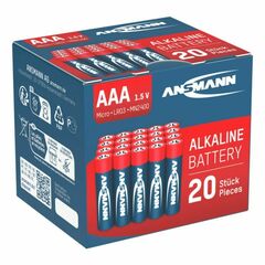 Батарейка Red ААА/ANSMANN 1,5V - 20 шт в упаковке