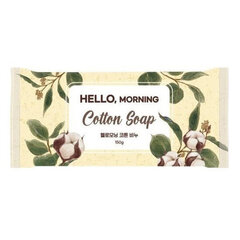 Мыло туалетное с хлопком HELLO MORNING Cotton Soap 127 гр